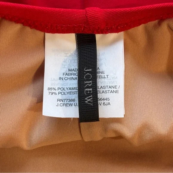 ✨Host Pick!✨ J. Crew Summer Fridays Red One Piece Swimsuit Size 6 EUC - Picture 8 of 9